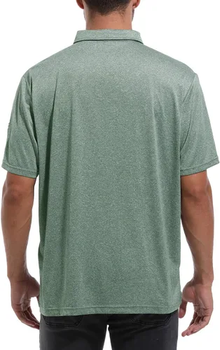 Miniatura 4 de Polo Hombre Protección Solar Actividades Al Aire Libre Secado Rápido Transpirable Deporte Tops