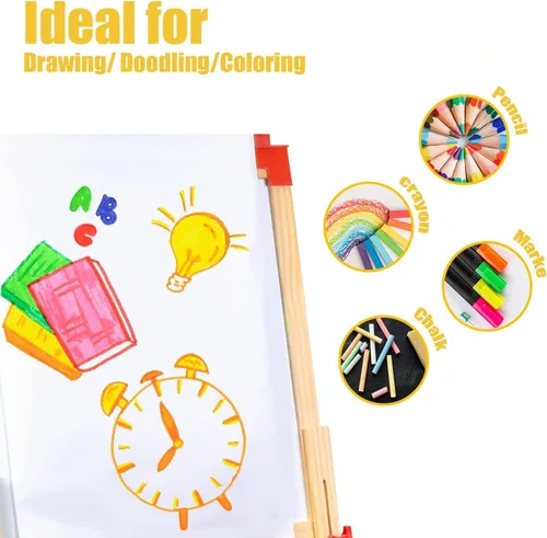 Miniatura 3 de 100 hojas de papel de arte de 9 x 12 pulgadas, papel de dibujo para dibujo, papel de dibujo suelto blanco100P