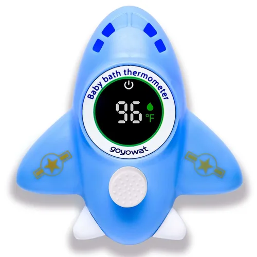 Miniatura 14 de Termómetro de baño con pantalla LED y advertencia de temperatura, termómetro digital de temperatura del agua Fahrenheit para habitación, juguetes