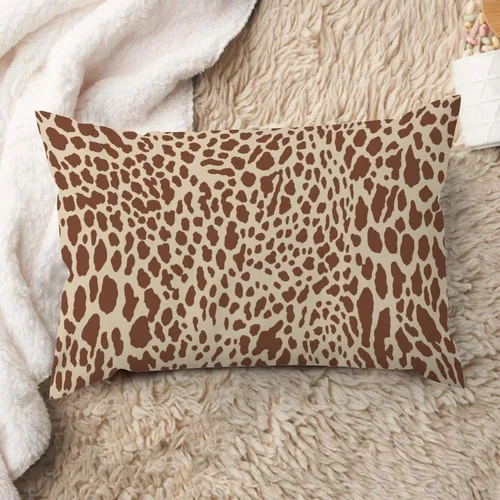 Miniatura 37 de ArogGeld Funda de almohada lumbar, estampado de guepardo verde, leopardo, estampado de leopardo, manchas de animales, almohada decorativa verde, A-17