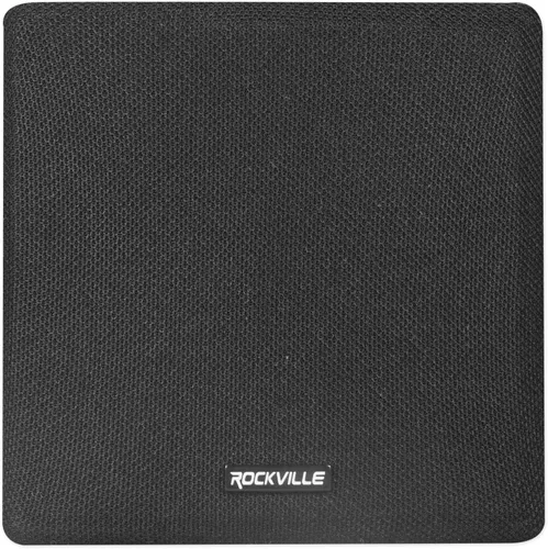 Miniatura 5 de Rockville Par de altavoces de pared de cine en casa de 8,9 cm, color negro, 30W RMS, 8 ohmios, parrillas giratorias de 360 grados, audio de 2 vías