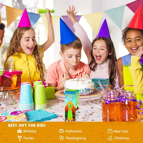 Miniatura 7 de Linterna recargable de dinosaurio con rugido para niños, linterna de campamento para niños, linterna de mano para niños, luces de Navidad