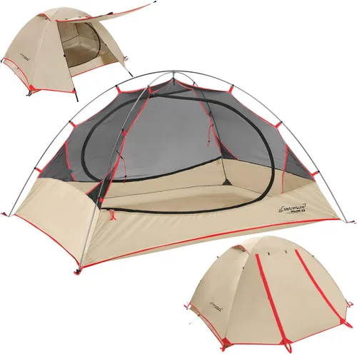 Miniatura 15 de Clostnature Tienda de campaña ligera para mochileros, 1/1.5/2/3/4/6 personas, tienda de campaña ultraligera e impermeable, tienda de campaña de 3
