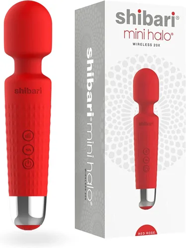 Miniatura 13 de Shibari Mini Vibrador Halo, Masajeador de Varita, Inalámbrico, Silencioso, Alta Potencia e Impermeable, Estimulación del Clítoris por Vibración
