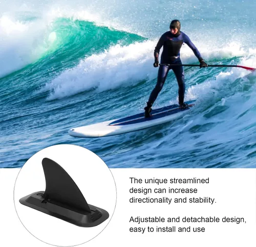 Miniatura 5 de Shanrya Aleta de tabla de surf, aleta inflable de la tabla de remo fácil instalar para las tablas de remo verticales