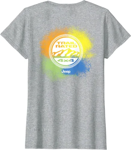 Miniatura 2 de Jeep Camiseta con estampado frontal y trasero de 4 x 4 colores, gris, Female X-Small