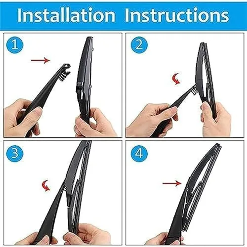 Miniatura 7 de Rear wiper blade and wiper arm for Prado J200 2008-2019 12" car rear wiper