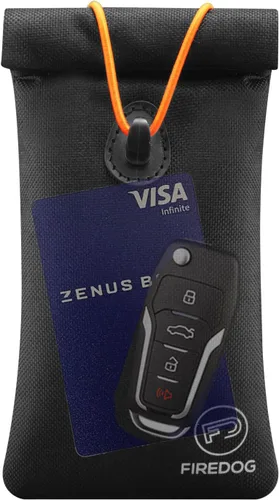 FIREDOG Faraday Pouch for Car Keys and Smartphone, Key Signal Blocking Bag, Cell Phone Keyless Entry Fob Signal Blocking Bag