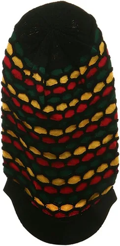 Miniatura 4 de Nuevo Sombrero Largo Rasta Miel Negro RGY, Miel Rasta