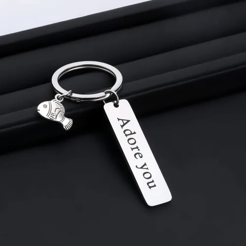 Miniatura 5 de ENSIANTH Regalo inspirado en programas de televisión, adorar a los fanáticos de la película, regalo de amistad, joyería para parejas, plateado