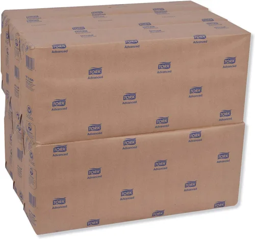 Miniatura 2 de Tork Servilleta blanca extra suave, 1/8 pliegue de 3 capas, 17" x 16.1", 6 x 290 servilletas, NP7380A