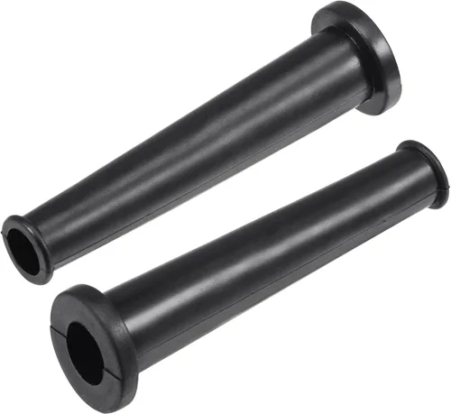 Miniatura 6 de uxcell Cable protector de arranque de cable manguera de goma 2.717 in longitud negro 5 piezas