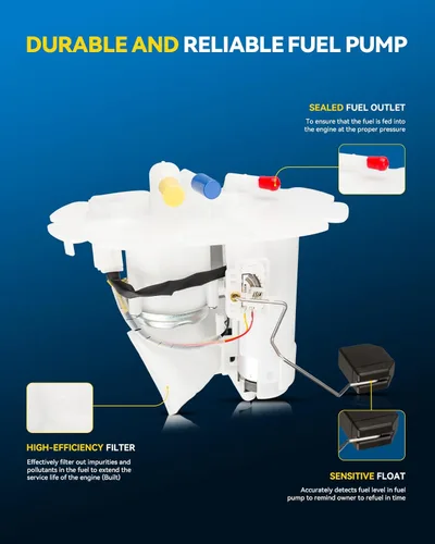 Miniatura 36 de PHILTOP FG1538 Conjunto de Bomba de Combustible Eléctrica con Unidad de Envío Compatible con Nissan Versa 1.6L Sedán/N17X 2012-2019, 2014-2019 Versa