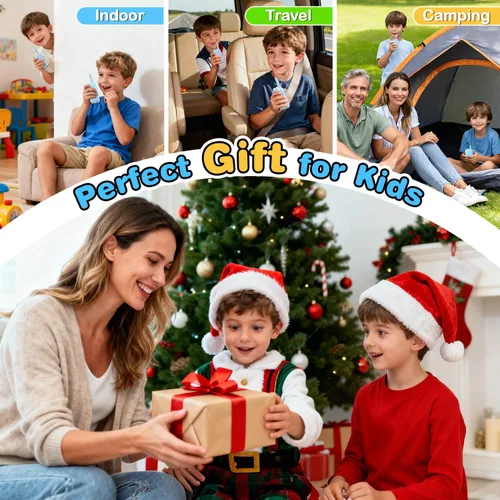 Miniatura 7 de Walkie Talkies de Video para Niños, Paquete de 2 Walkie Talkies FaceTime con Cámara HD y Cambiador de Voz para Niños y Niñas para Juegos Familiares