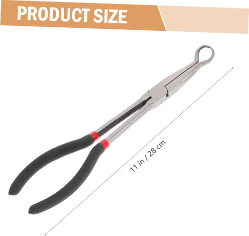 Miniatura 8 de Housoutil Alicates extendidos de 11 pulgadas que reparan curvas dentadas cónicas para áreas de difícil acceso