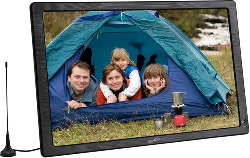 Miniatura 6 de Supersonic SC-2812 TV LED portátil de 12 pulgadas, sintonizador de TV digital, radio FM, entradas HDMI y USB - Resolución de 1280 x 800, batería