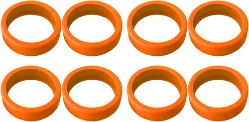 Miniatura 6 de JTLB Paquete de 8 fundas protectoras de silicona para maletas de equipaje, con cancelación de ruido y absorción de golpes, para maleta de carrito