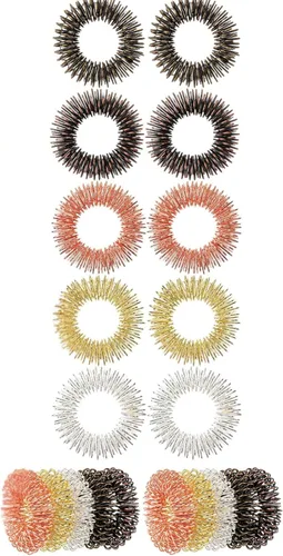 Miniatura 11 de Mr. Pen - Anillos sensoriales con puntas, paquete de 10, tonos de joya, juguetes sensoriales para aliviar el estrés, anillo para ansiedad