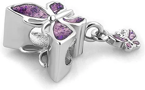 Miniatura 3 de Chili Jewelry Cuentas brillantes de mariposa compatibles con pulseras Pandora