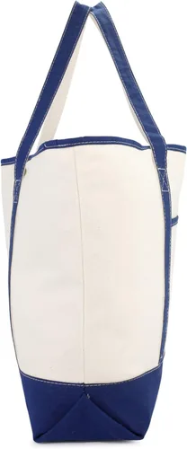Miniatura 4 de Bolsa de mano de lujo con parte superior abierta de 22 pulgadas con bolsillo exterior Azul marino