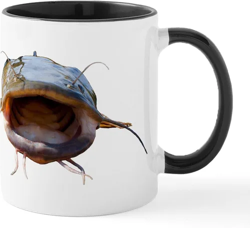 Miniatura 13 de CafePress Bigmouth Flathead - Taza de café de cerámica (11.0 fl oz)