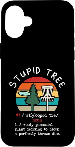 Miniatura 23 de Disc Golf Stupid Tree Funny Disc Golfing Lover Player Gift Case for iPhone 17