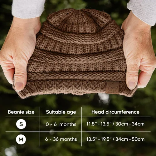 Miniatura 5 de Paquete de 3 gorros de bebé, sombreros de bebé, sombreros de recién nacido, sombreros de bebé, sombreros de niña para invierno (Mars)