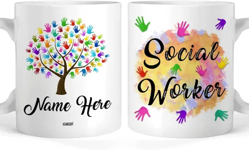 Miniatura 9 de CUBICER Taza de café de cerámica negra personalizada, tazas de béisbol para mamá, con nombre personalizado, tazas grandes, regalos de cumpleaños