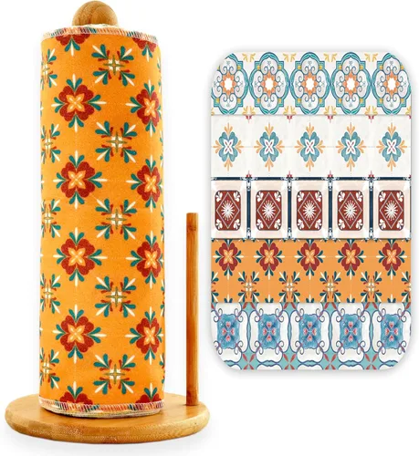 Miniatura 9 de Paquete de 25 toallas de papel reutilizables, toallas sin papel enrolladas lavables de tela de algodón para toallas de cocina, productos de cero