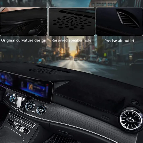 Miniatura 6 de Cubierta de franela para salpicadero, antideslizante, compatible con Chevrolet Captiva Sport 2006-2016
