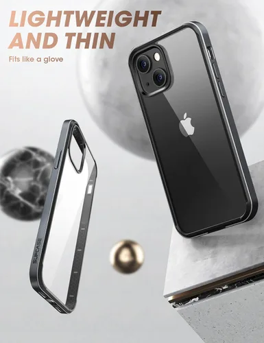 Miniatura 3 de SUPCASE Unicorn Beetle Edge Series - Funda para iPhone 13 (versión 2021) de 6.1 pulgadas, funda transparente de marco delgado con parachoques
