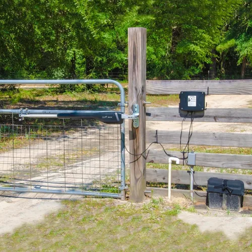 Miniatura 8 de Mighty Mule MM571W - Abridor de puerta automático de alta resistencia, listo para energía solar e inteligente, puertas de hasta 5.49 m o 385.55 kg
