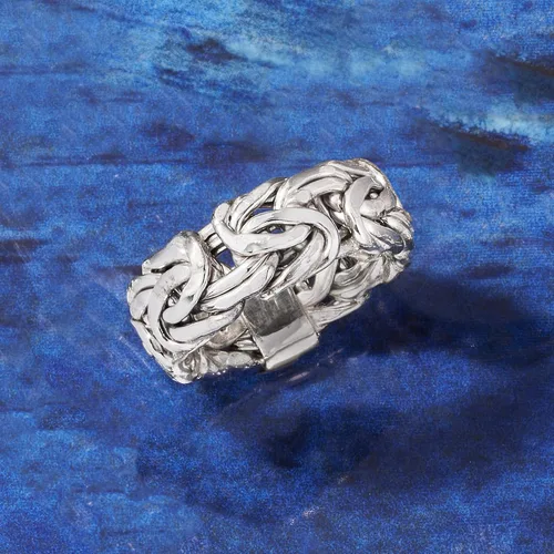 Miniatura 5 de Ross-Simons Sterling Large Byzantine Ring