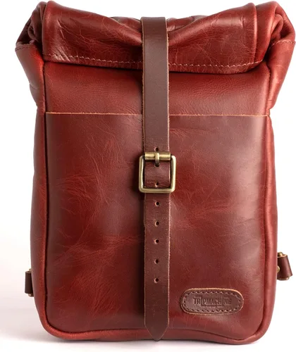 Trip Machine Company Leather Mini Pannier - Vintage Tan