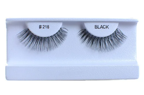 Miniatura 38 de 100 pares de pestañas postizas 100% cabello humano negro natural #747S Negro-747S