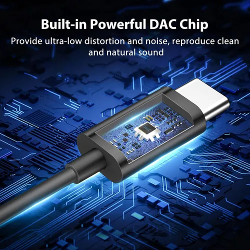 Miniatura 3 de APETOO Auriculares USB C con micrófono de gancho y control de volumen, auriculares con cable de entrenamiento tipo C, sonido estéreo de alta