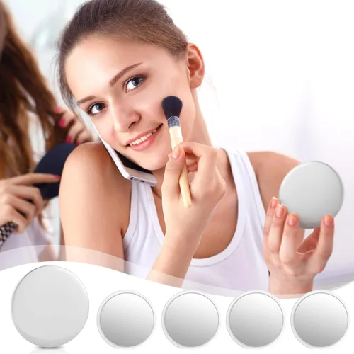 Miniatura 6 de Blulu 36 espejos compactos a granel, mini espejo de bolsillo de maquillaje redondo portátil pequeño para regalos, monedero, mujeres, viajes, uso
