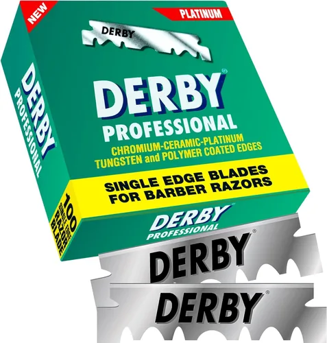 Miniatura 5 de Derby Cuchillas de afeitar profesionales de un solo filo, 100