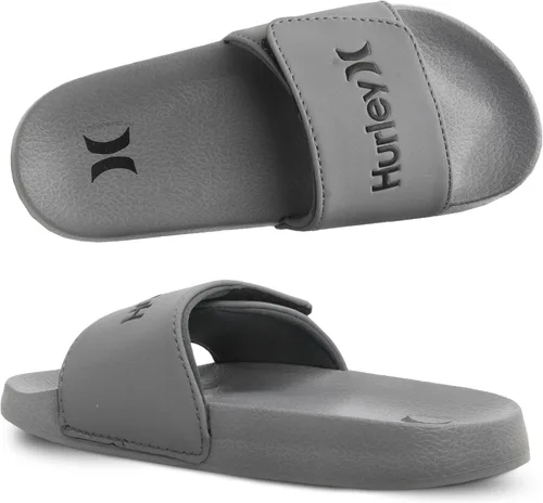 Miniatura 15 de Hurley Naia - Sandalias de deslizar para niñas y niños, pantuflas de puesta fácil con correa ajustable, sandalias para niños