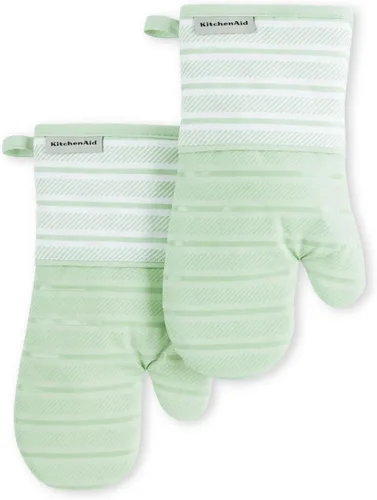 Miniatura 8 de KitchenAid Albany - Juego de 2 guantes para horno, batido, 7 x 13 pulgadas Milkshake