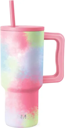 Miniatura 47 de Simple Modern Vaso Trek de 40 oz con Asa y Tapa con Pajilla Vaso de Viaje Aislado de Acero Inoxidable Apto para Portavasos Slumberland