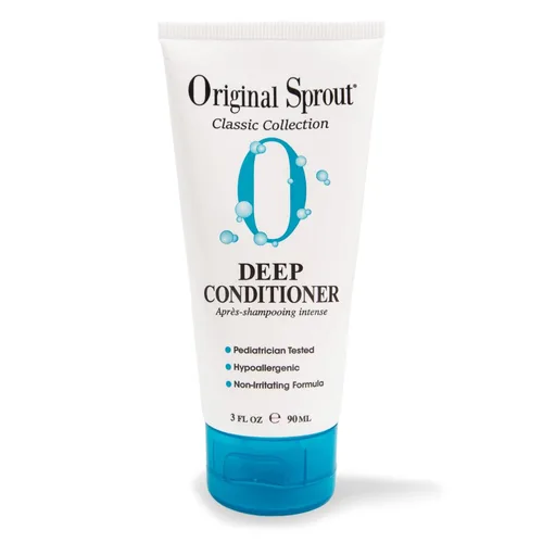Original Sprout Acondicionador profundo para todo tipo de cabello, acondicionador vegano, tamaño de viaje, botella de 3 onzas