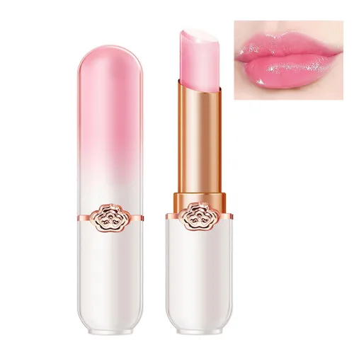 Miniatura 20 de BINGBRUSH Lápiz labial que cambia de color melocotón, hidratante de larga duración para el cuidado de los labios, bálsamo labial mágico, brillo