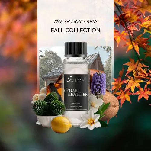 Miniatura 2 de Scentiment Aceite difusor – Colección de otoño de cuero de cedro Aromaterapia para el hogar Lujoso aroma con limón, sándalo jazmín, ámbar