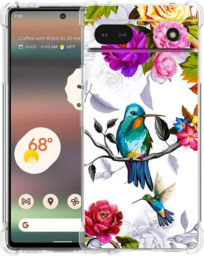 Miniatura 11 de Pixel 6a - Funda protectora de poliuretano termoplástico (TPU) resistente a los arañazos y a prueba de golpes para Google Pixel 6a