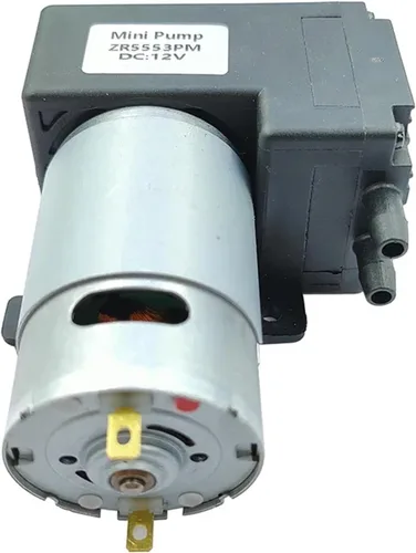 Miniatura 3 de 12V 10L/M -80KPa Gran Flujo de Alta Presión Mini Bomba de Aire de Vacío Bomba de Diafragma de Succión de Presión Negativa Inflador DIY Empaquetador
