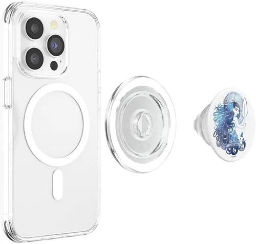 Miniatura 4 de Disney Moana Story In Hair PopSockets acuarela MagSafe PopGrip para iPhone
