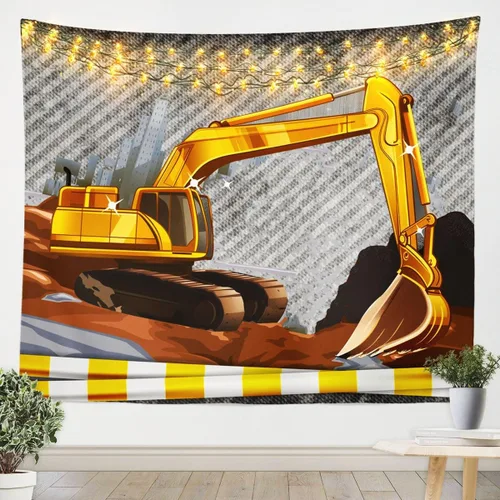Miniatura 5 de Feelyou Tapiz para colgar en la pared de flores de cerezo para niñas, tapiz de grúa de estilo japonés amarillo y rojo, manta de pared