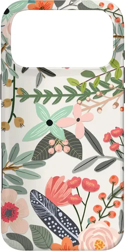 Miniatura 21 de Funda con diseño floral botánico de jardín colorido para iPhone 14