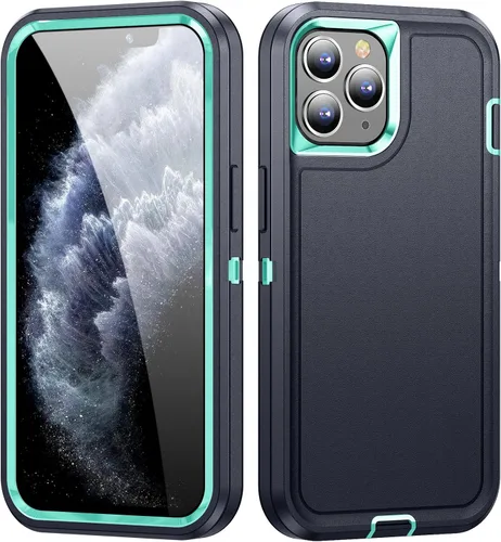 Miniatura 12 de Funda para iPhone 11 Pro Max para hombre, híbrida a prueba de caídas resistente, resistente, a prueba de golpes, ajuste delgado, funda protectora
